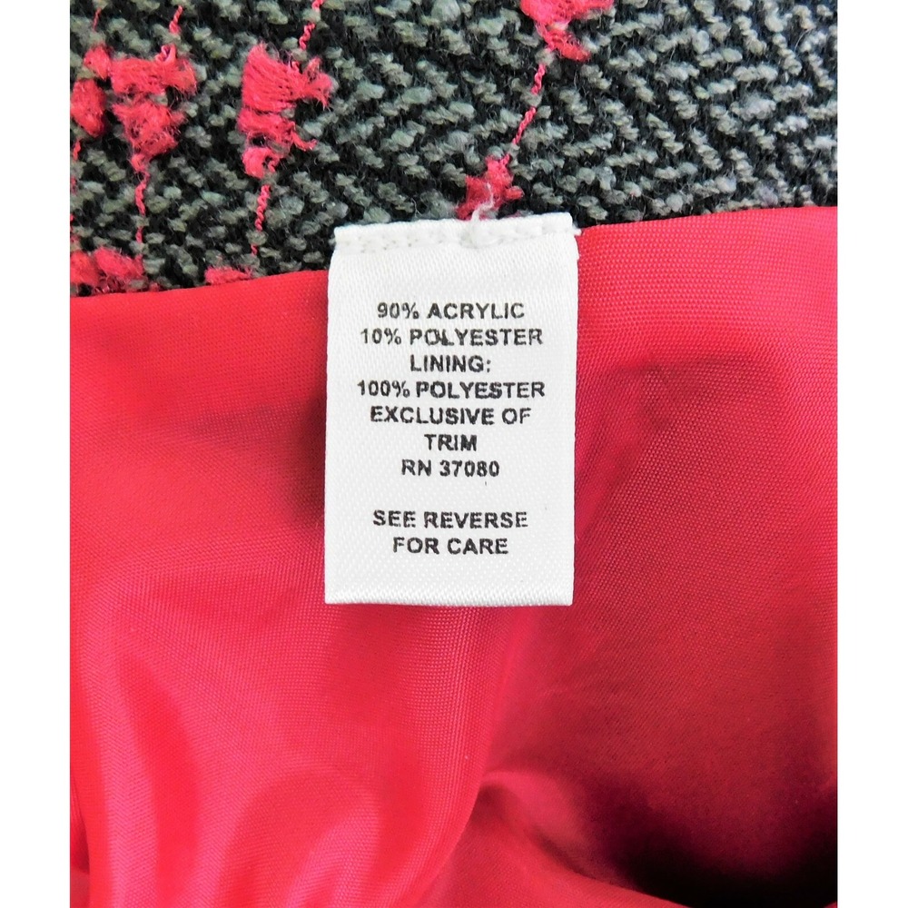 Cato Women Skirt, Size 14, Black, Gray, Pink, Acrylic,‎ polyester - Picture 5 of 6